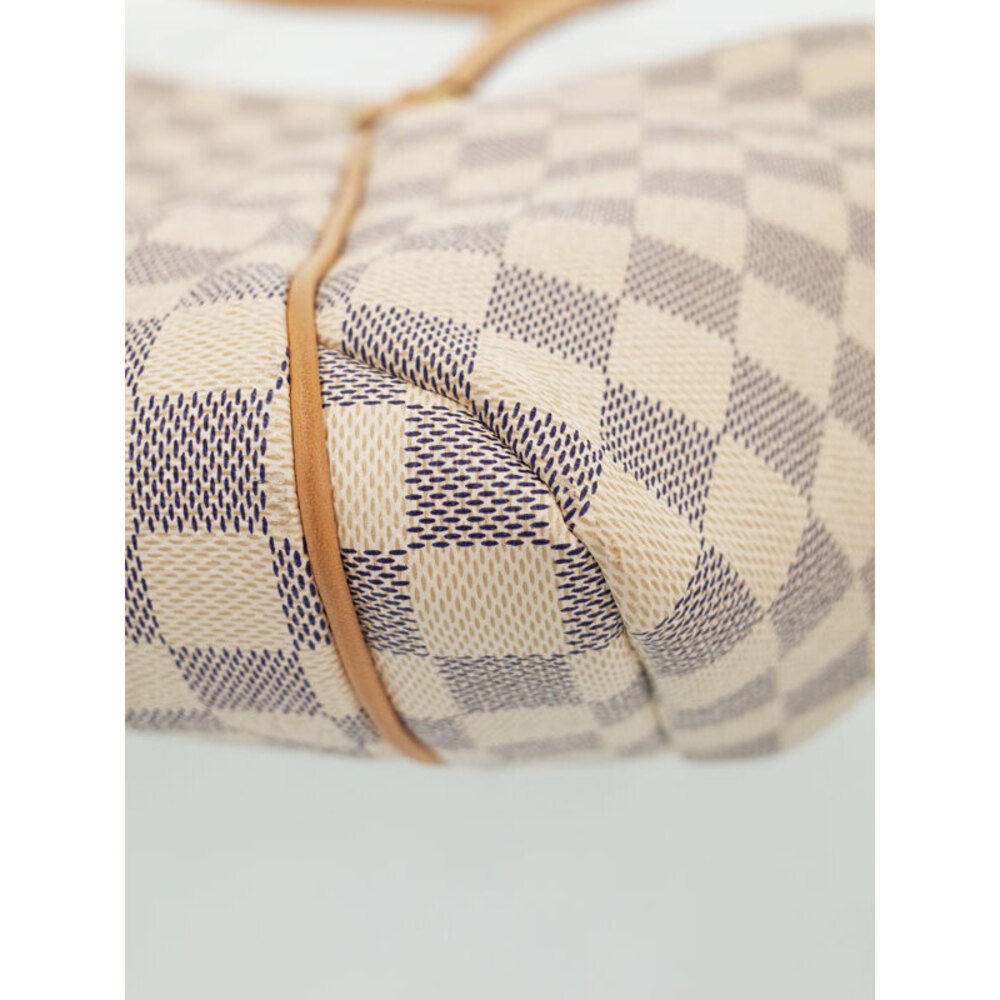 Louis Vuitton Damier Totally Azur Tote White Bag - Picture 6 of 8
